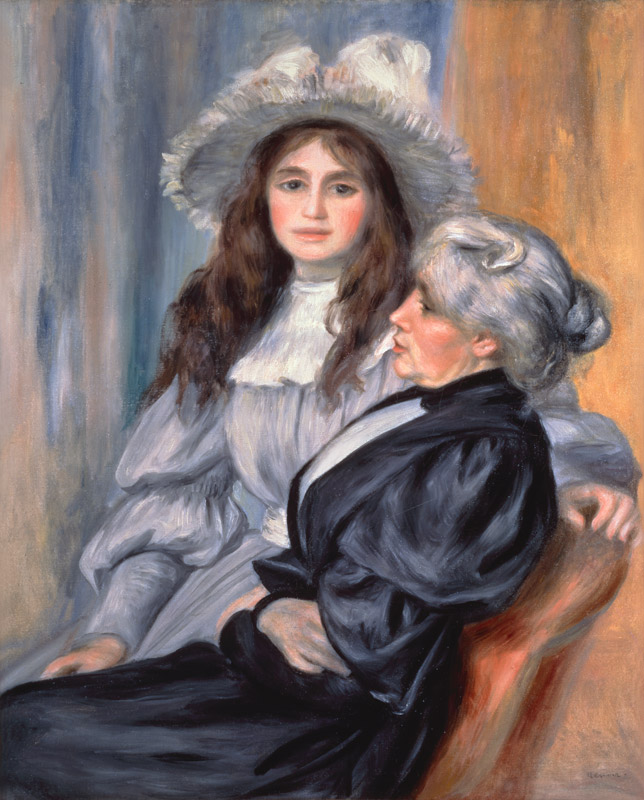 Julie Manet und Berthe Morisot. 1894 von Pierre-Auguste Renoir