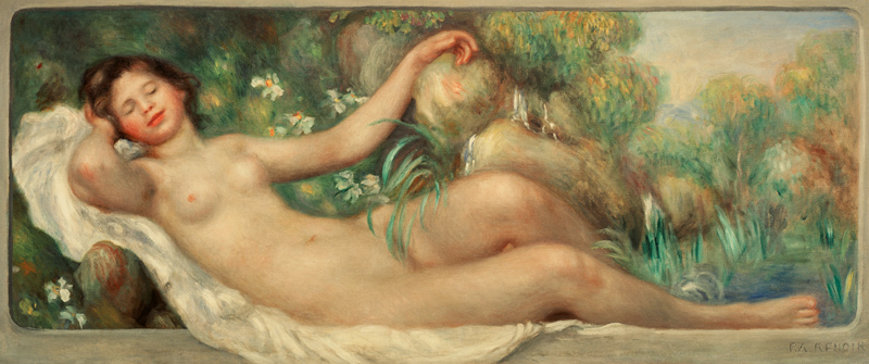 A. Renoir / La source von Pierre-Auguste Renoir