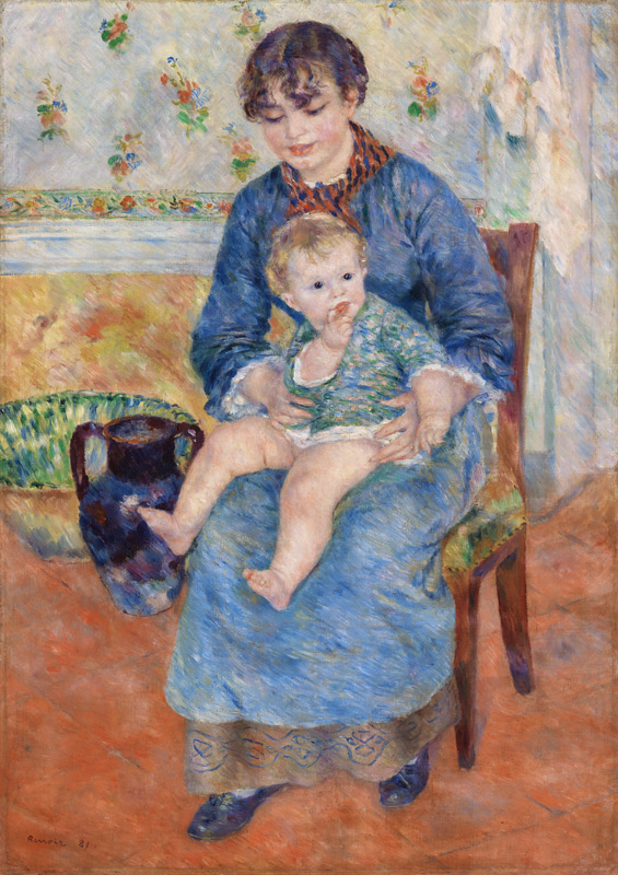 Renoir / Mere et enfant / 1881 von Pierre-Auguste Renoir