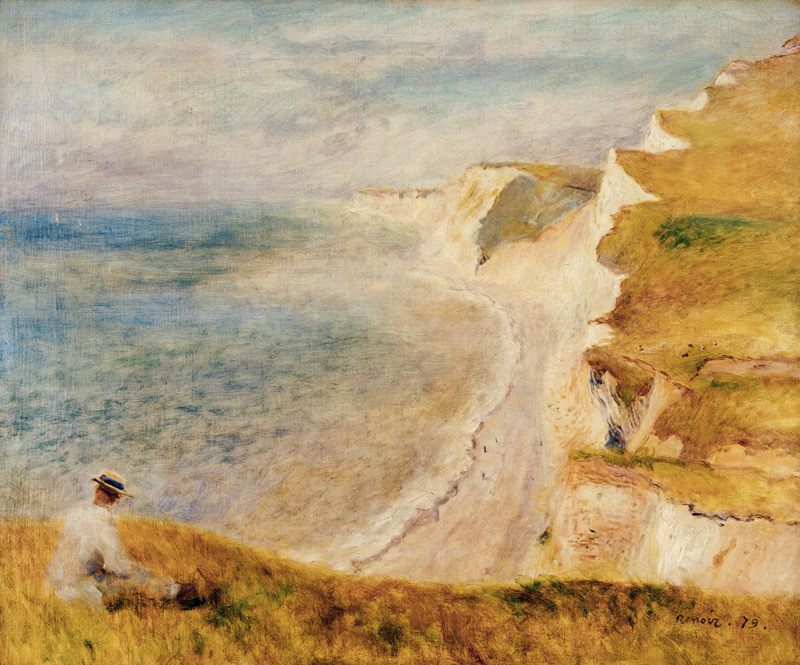 A.Renoir, Steilküste bei Pourville von Pierre-Auguste Renoir