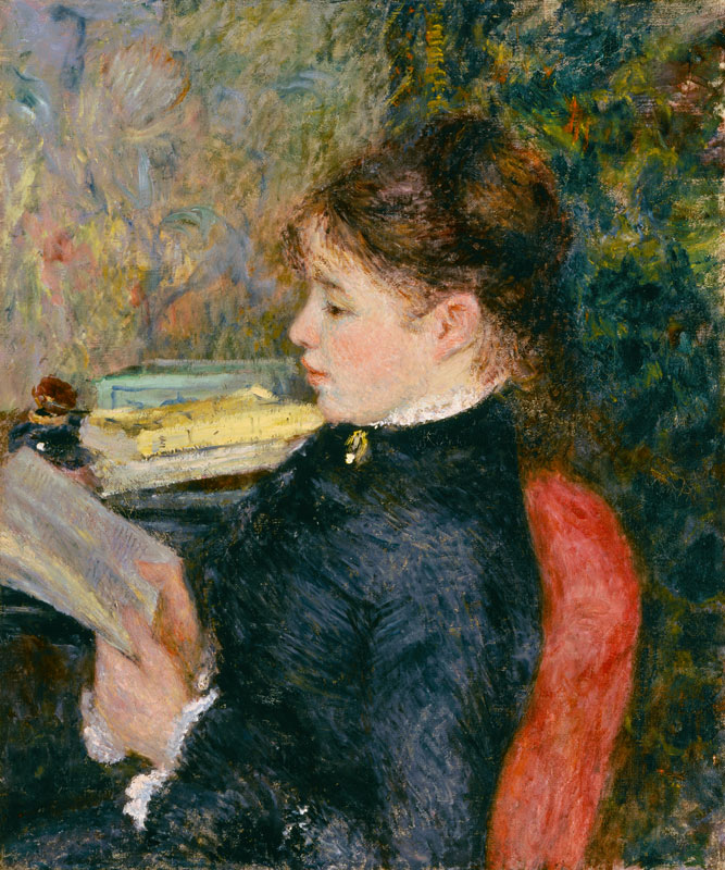 Lesende von Pierre-Auguste Renoir