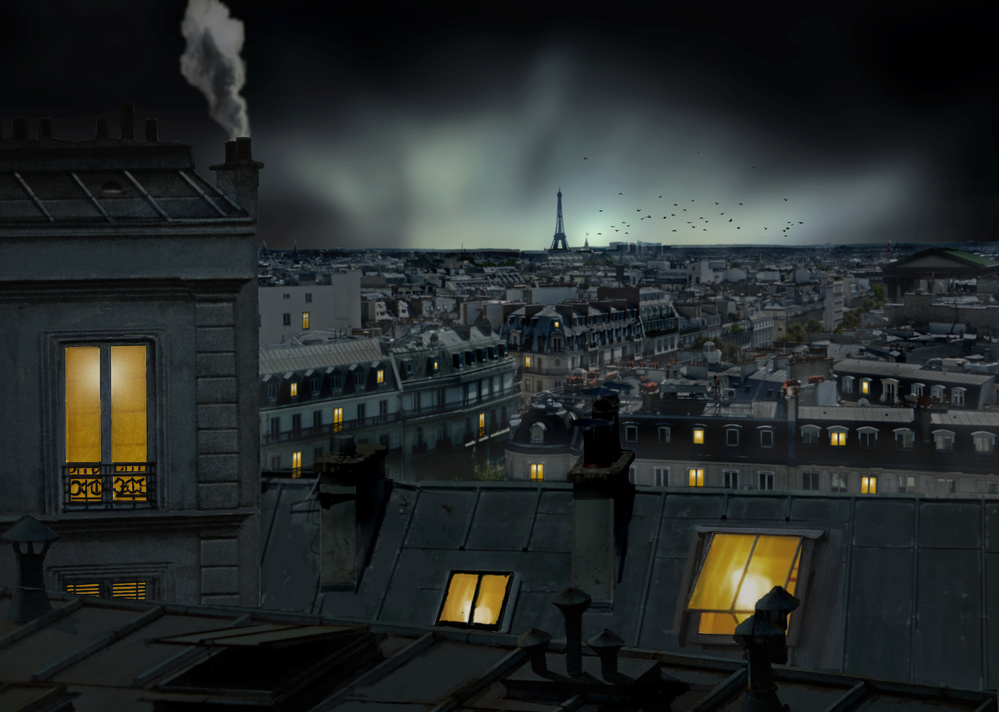 roofs of Paris von Pierre Bacus