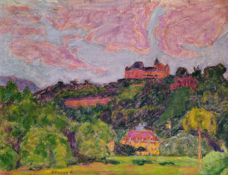 Landschaft bei Uriage von Pierre Bonnard