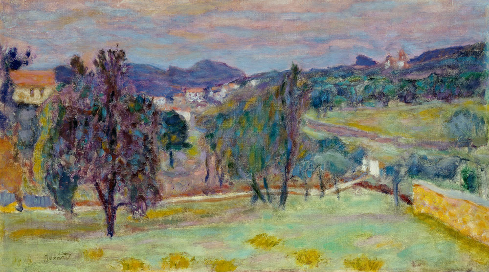 Paysage violet, le soir von Pierre Bonnard