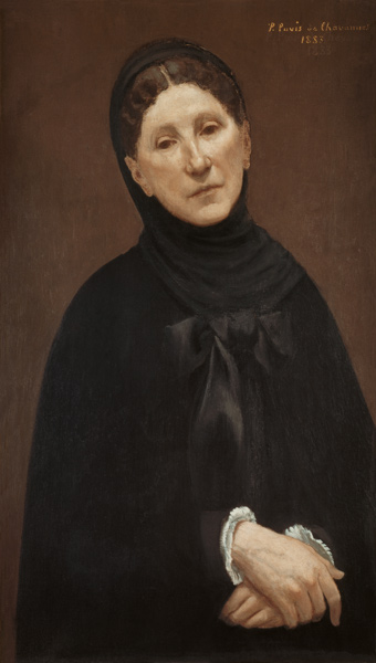 Portrait of the artist's wife, Madame de Chavannes von Pierre-Cécile Puvis de Chavannes