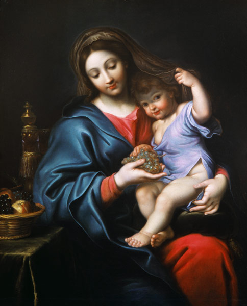 Pierre Mignard, Madonna mit den Trauben von Pierre Mignard