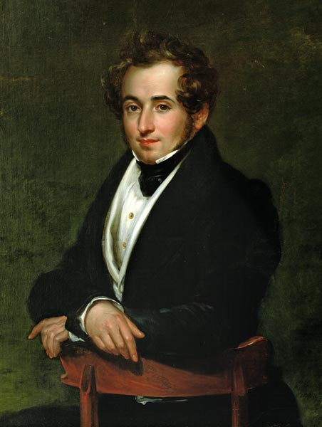 Portrait of Vincenzo Bellini (1801-35) von Pietro Lucchini