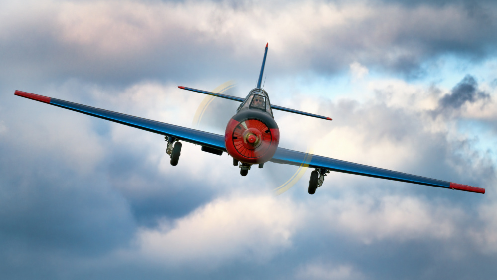 Flying in clouds von Piotr Wrobel