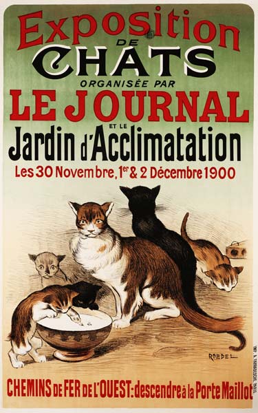 Exposition De Chats von Plakatkunst