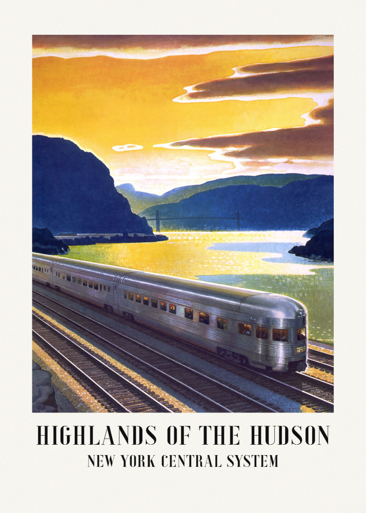 Highlands of the Hudson  New York Central System von Plakatkunst