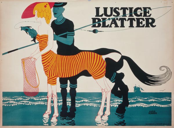 Lustige Blätter, Von Julius Klinger von Plakatkunst