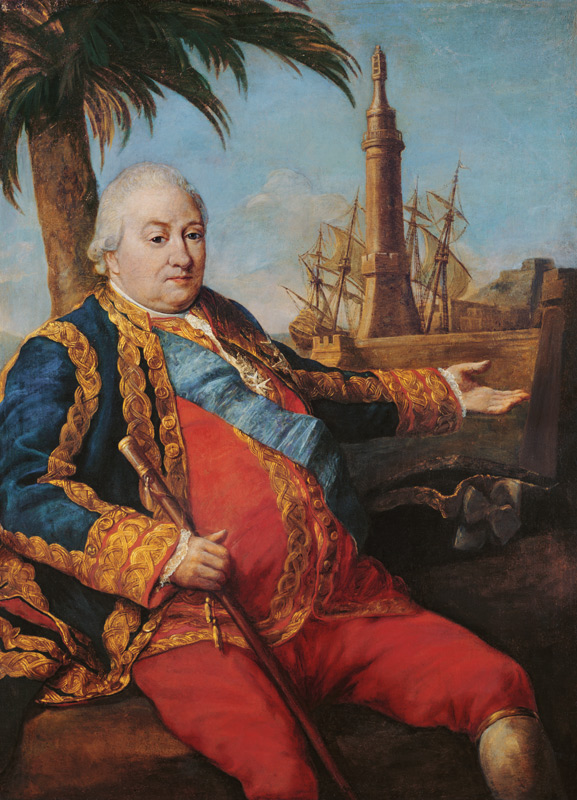 Pierre de Suffren-Saint-Tropez (1729-88) Vice Admiral of France von Pompeo Girolamo Batoni