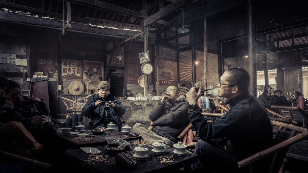 Chengdu old Teahouse 《茶馆老炮》 von qiye