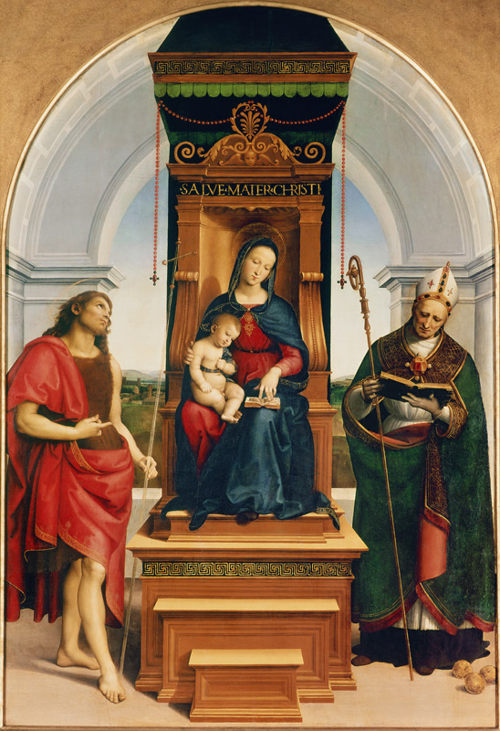 Raphael / Madonna Ansidei / c.1503 von Raffael - Raffaello Santi