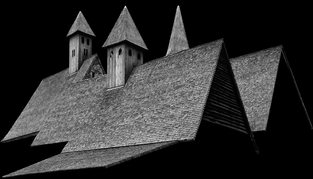 Roofs in black von Raffaele Corte