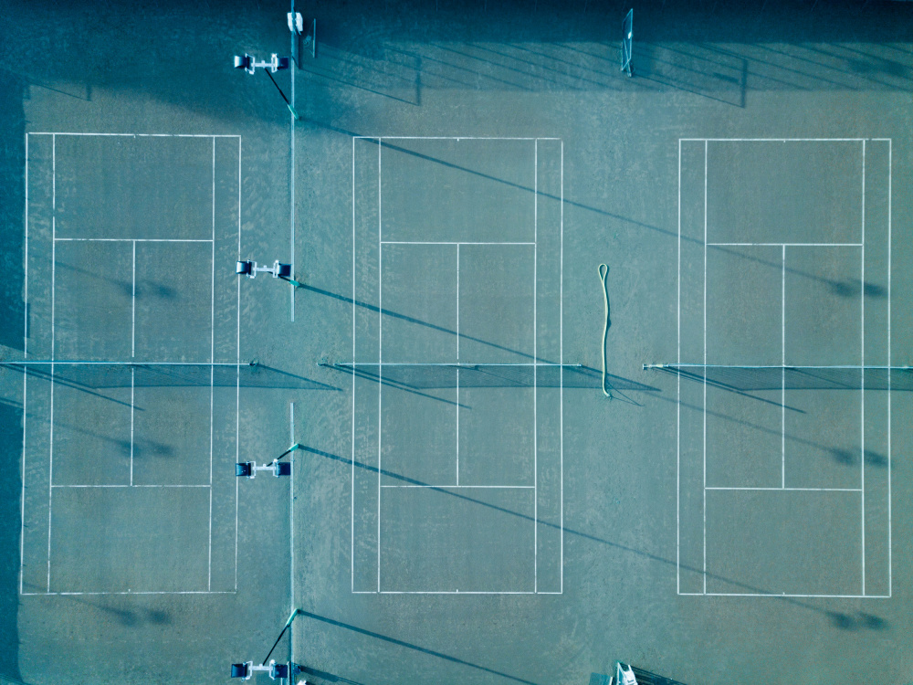 Tennis Court Geen 1 von Raisa Zwart