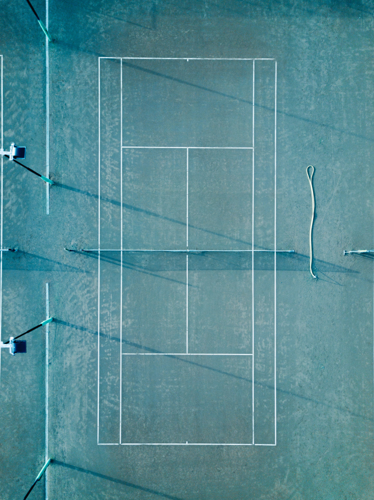 Tennis Court Green 2 von Raisa Zwart