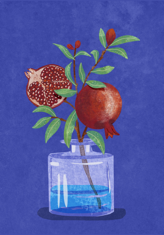 pomegranate in Vase von Raissa Oltmanns