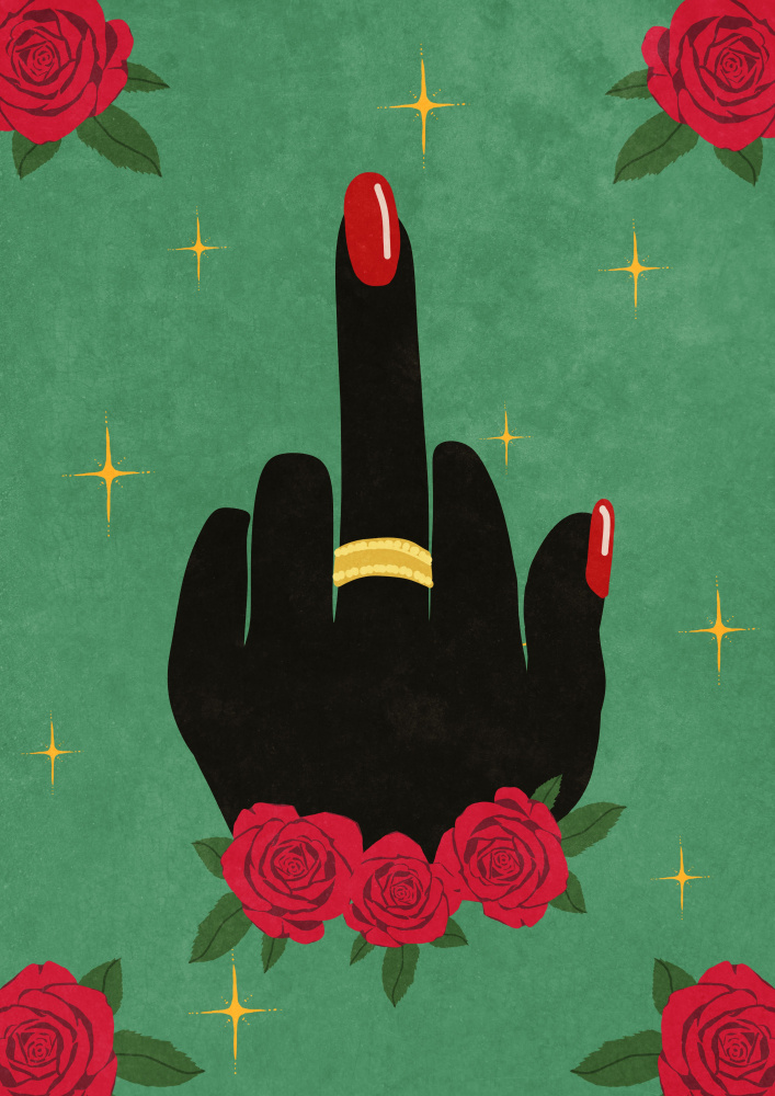 Middle Finger von Raissa Oltmanns