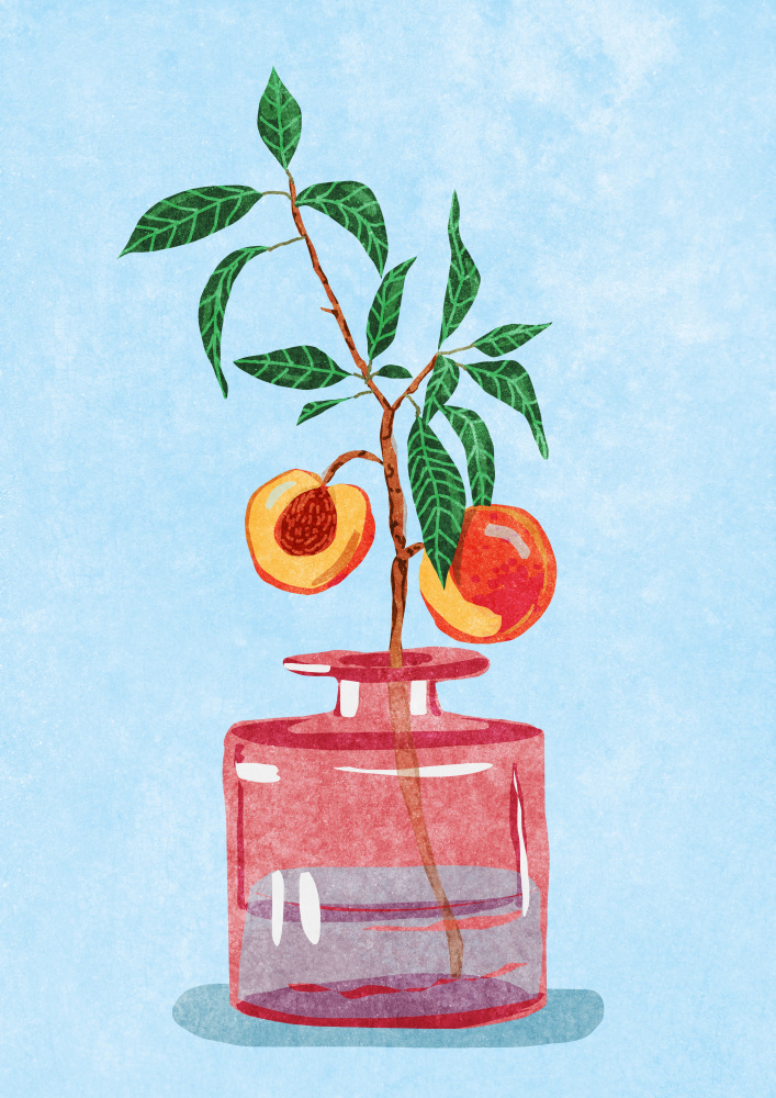 Peach Tree in Vase von Raissa Oltmanns