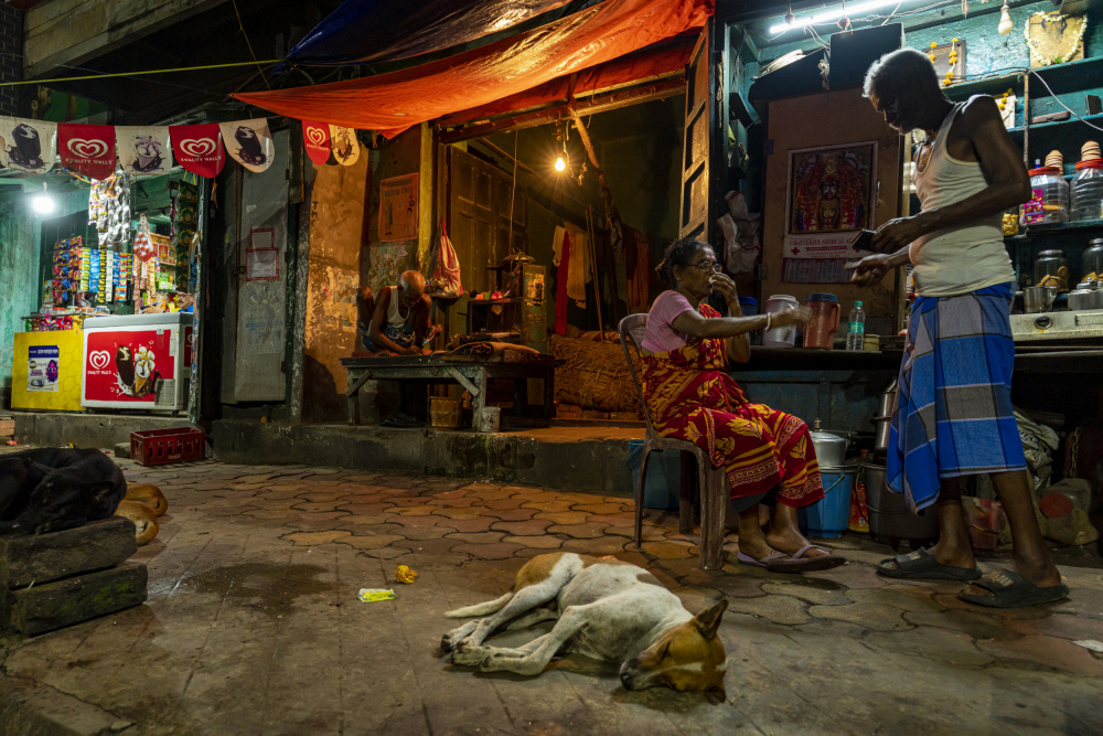 Street_North Kolkata. von Rajarshi Bhattacharjee