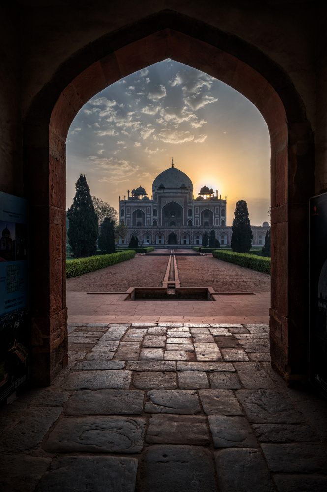 Humayun tomb - Glowing frame ! von Ramamurthi Palaniraman