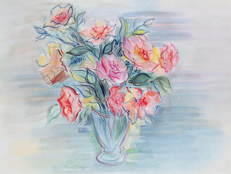 Bunch of Flowers in a Vase von Raoul Dufy