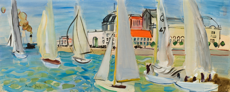 Boats at Le Havre von Raoul Dufy