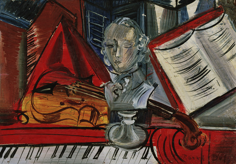 Tribute to Wolfgang Amadeus Mozart von Raoul Dufy