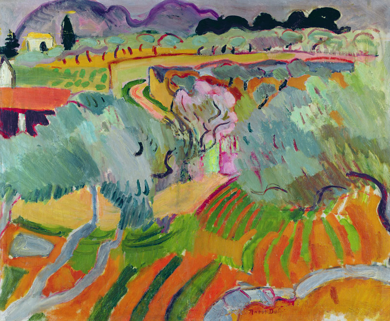 Landscape in Provence von Raoul Dufy