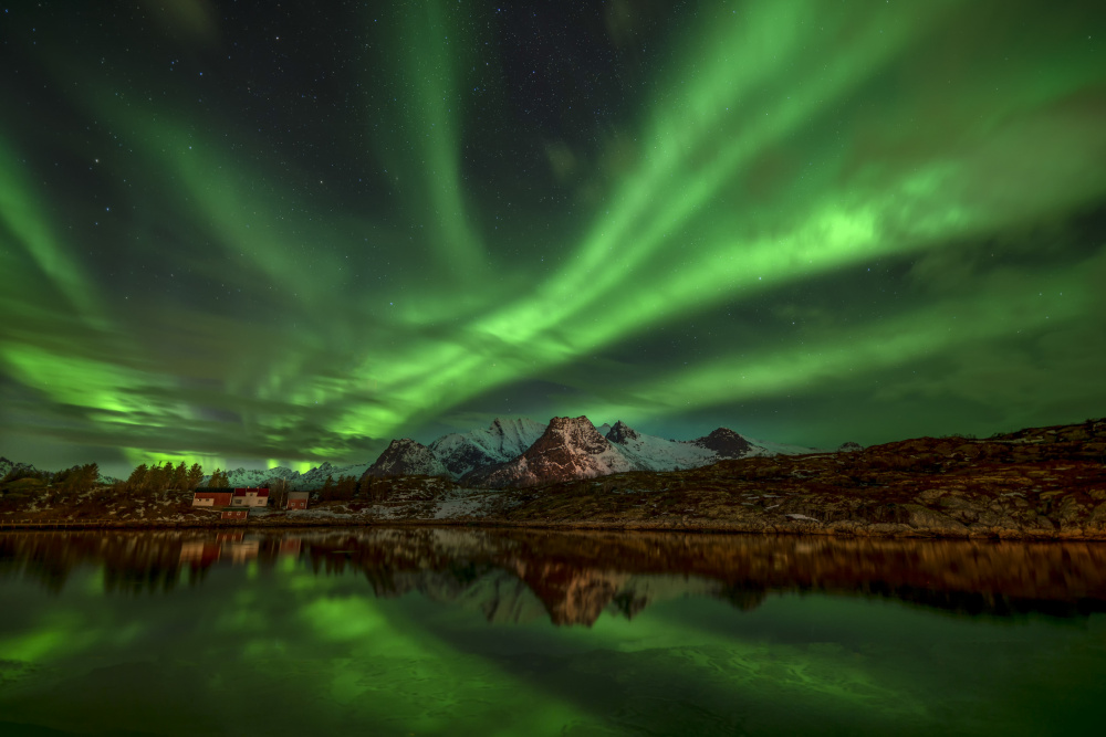 The Ever-changing Northern Lights in Lofoten von Raymond Ren Rong Liu