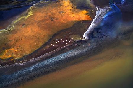 Flying Over Lake Magadi - 4