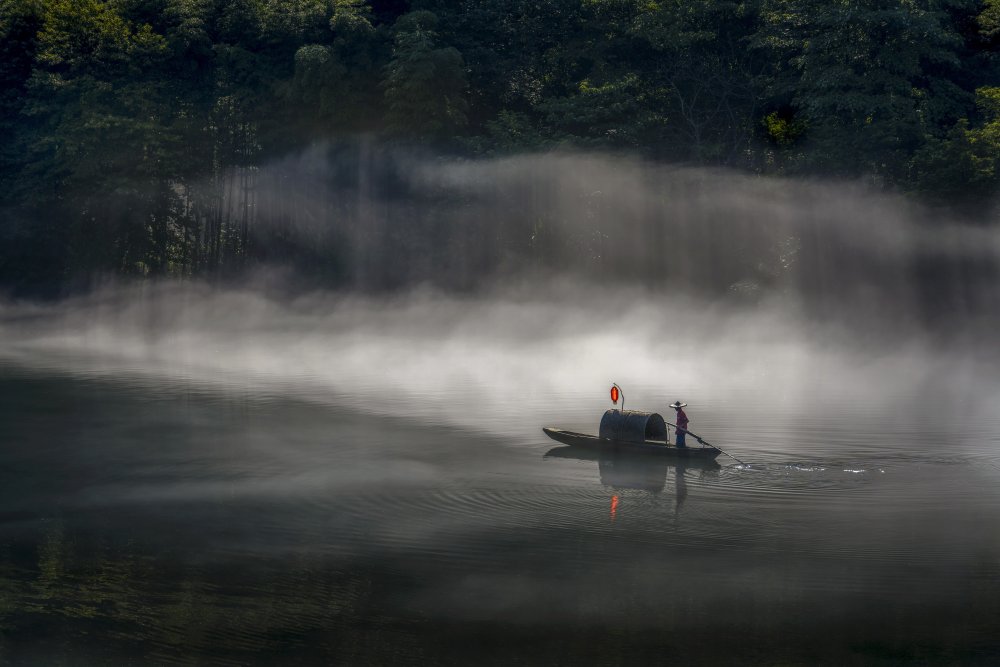 Misty Morning von Raymond Ren Rong Liu