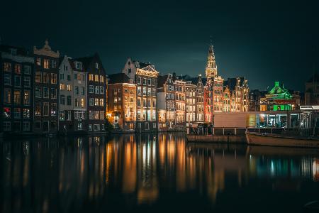 Amsterdam at night