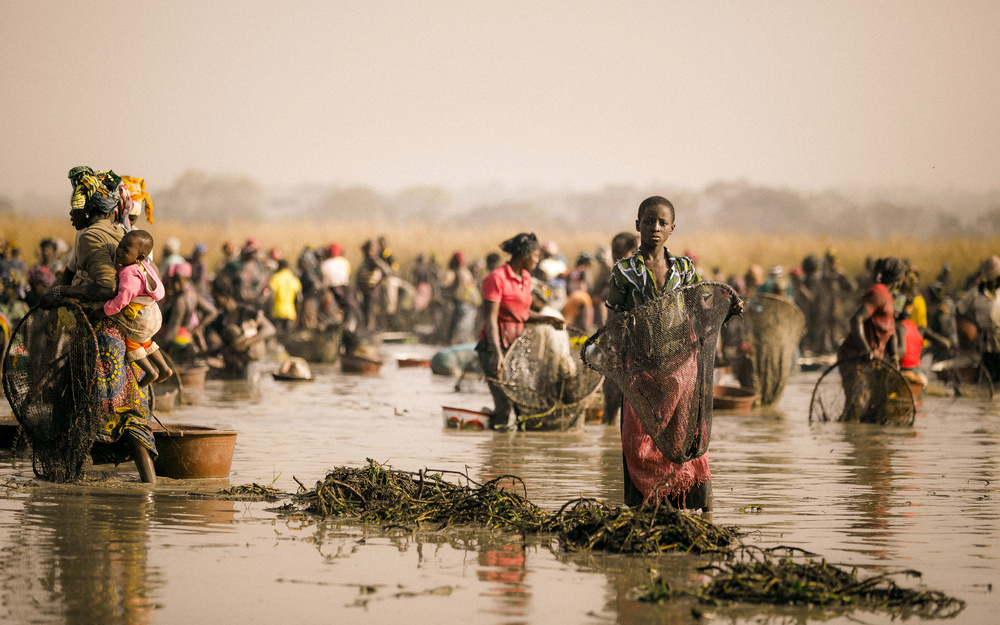 Pêche à la mare (Guinée) von Regard2