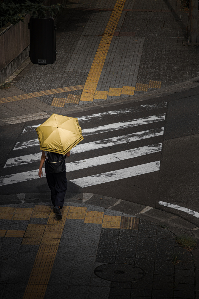 Yellow umbrella von Reijiro