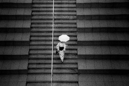 White umbrella