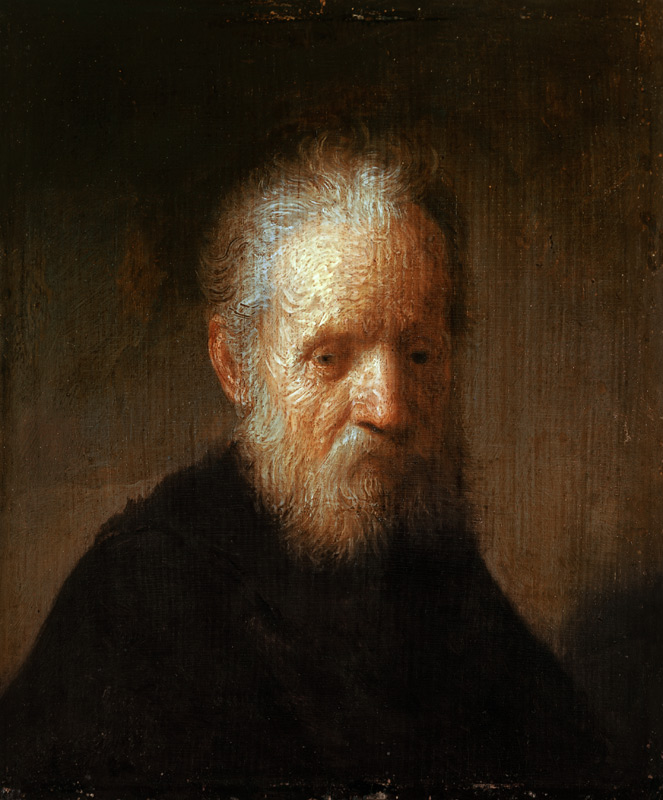 Rembrandt / Portrait of an old man von Rembrandt van Rijn