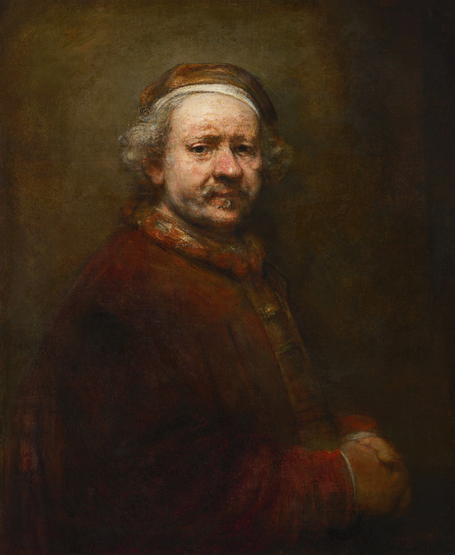 Self Portrait in at the Age of 63, 1669 (oil on canvas) von Rembrandt van Rijn