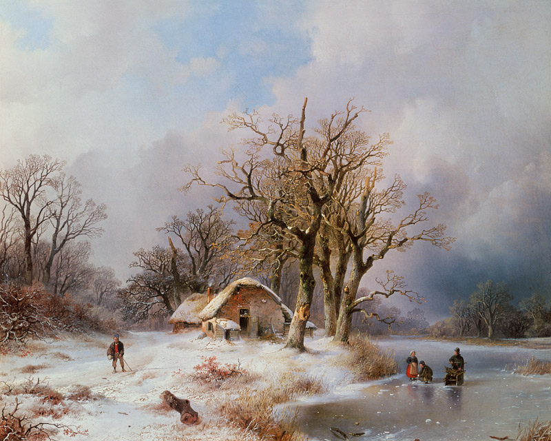 Winter landscape von Remigius van Haanen