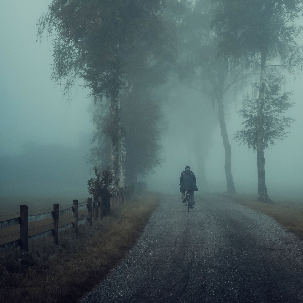 the man and his bike von Renate Wasinger