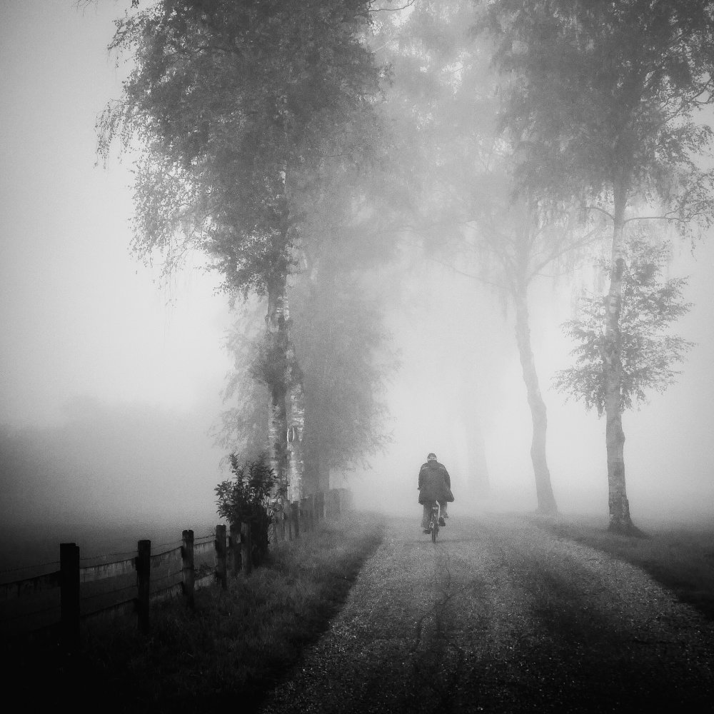 a man and his bike von Renate Wasinger