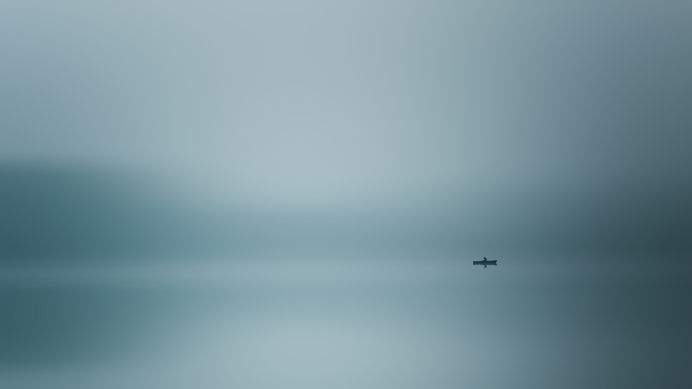 silence at the lake von Renate Wasinger