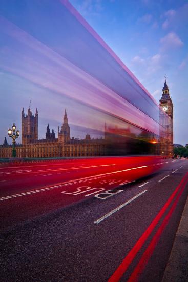 London Big Ben Bus Lane