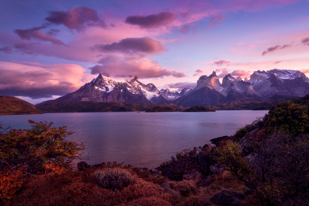 Autumn in Lago Pehoe von Ricardo Gayan