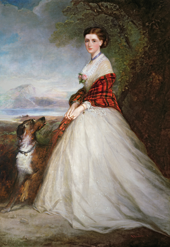 Portrait of Gertrude, Countess of Dunmore von Richard Buckner