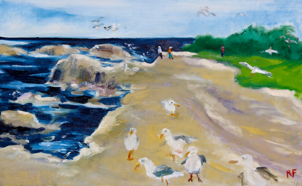 Seagulls, Monterey von Richard Fox