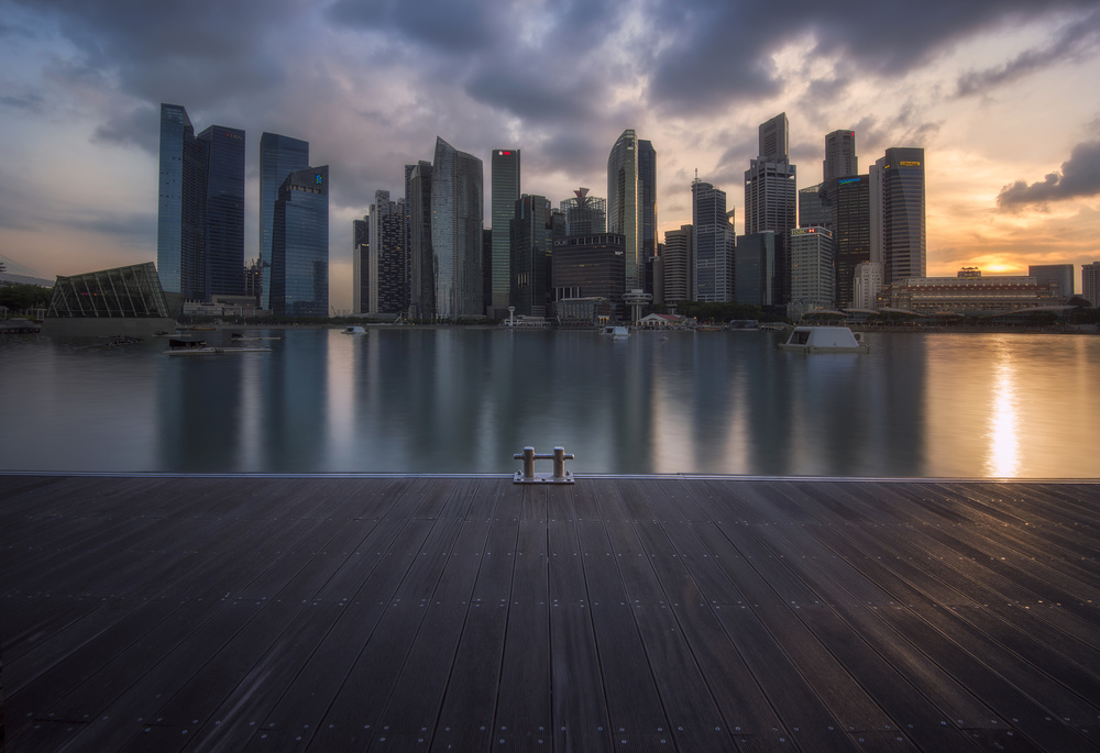 City Dock von Richard Vandewalle