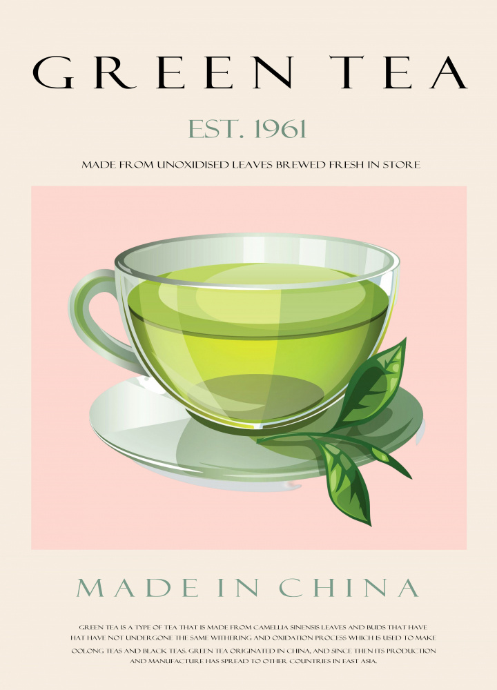 Green Tea Est. 1961 von Rikke Løndager Boisen