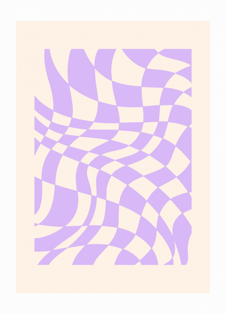 Purple abstract pattern von Rikke Løndager Boisen